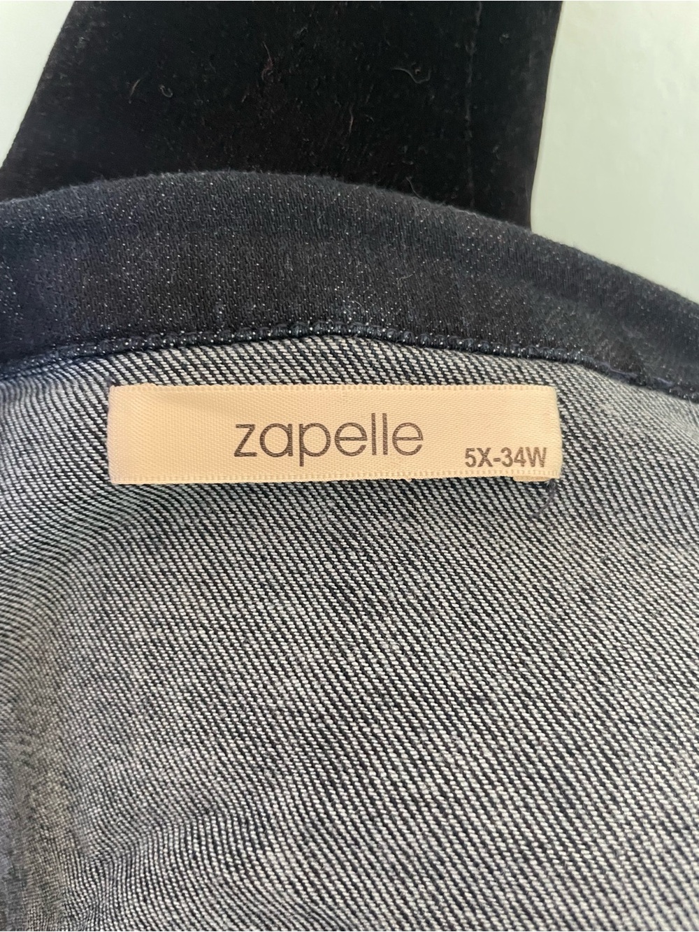 Oversized Button-Front Denim Jacket - Picture 12 of 12